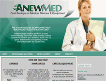 Tablet Screenshot of anewmed.com